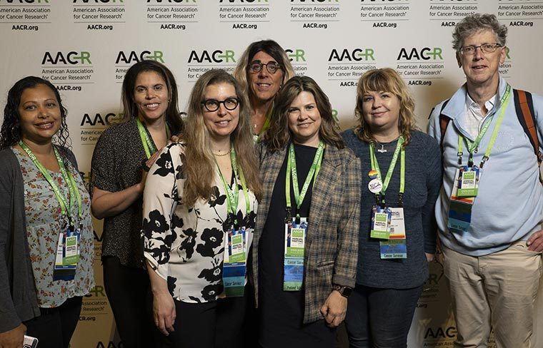 Orlando, FL - The AACR 2023 Annual Meeting - Awardeees during Plenary Green Room - Opening Ceremony and Opening Plenary AM Service at the American Association for Cancer Research Annual Meeting here today, Sunday April 16, 2023. Physicians, researchers, health care professionals, cancer survivors and patient advocates are expected to attend the meeting at the Orange County Convention Center. The Annual Meeting highlights the latest findings in all major areas of cancer research from basic through clinical and epidemiological studies. Photo by © AACR/Todd Buchanan 2023 Contact Info: todd@medmeetingimages.com Keywords: Awardeees - Plenary Green Room - Opening Ceremony and Opening Plenary AM Service