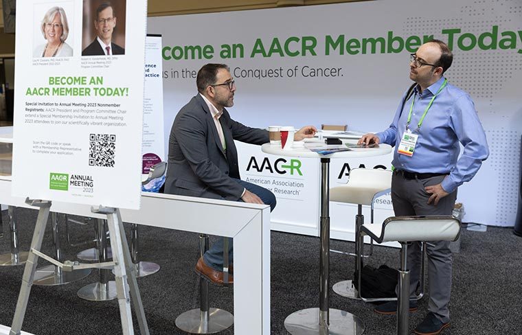 Orlando, FL - The AACR 2023 Annual Meeting - Attendees during General Views at the American Association for Cancer Research Annual Meeting here today, Sunday April 16, 2023. Physicians, researchers, health care professionals, cancer survivors and patient advocates are expected to attend the meeting at the Orange County Convention Center. The Annual Meeting highlights the latest findings in all major areas of cancer research from basic through clinical and epidemiological studies. Photo by © AACR/Scott Morgan 2023 Contact Info: todd@medmeetingimages.com Keywords: Attendees - General Views