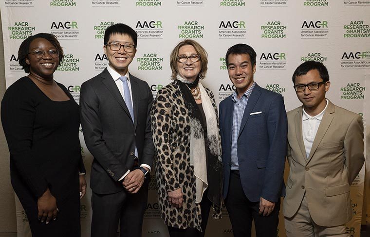 Orlando, FL - The AACR 2023 Annual Meeting - Awardees during Annual Grants Reception at the American Association for Cancer Research Annual Meeting here today, Tuesday April 18, 2023. Physicians, researchers, health care professionals, cancer survivors and patient advocates are expected to attend the meeting at the Orange County Convention Center. The Annual Meeting highlights the latest findings in all major areas of cancer research from basic through clinical and epidemiological studies. Photo by © AACR/Todd Buchanan 2023 Contact Info: todd@medmeetingimages.com Keywords: Awardees - Annual Grants Reception