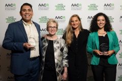 New Orleans, LA - The AACR 2022 Annual Meeting - Awardees and attendees during Annual Grants Dinner at the American Association for Cancer Research Annual Meeting here today, Tuesday April 12, 2022. Physicians, researchers, health care professionals, cancer survivors and patient advocates are expected to attend the meeting at the Ernest Morial Convention Center. The Annual Meeting highlights the latest findings in all major areas of cancer research from basic through clinical and epidemiological studies. Photo by © AACR/Todd Buchanan 2022 Contact Info: todd@medmeetingimages.com Keywords: Awardees and attendees - Annual Grants Dinner
