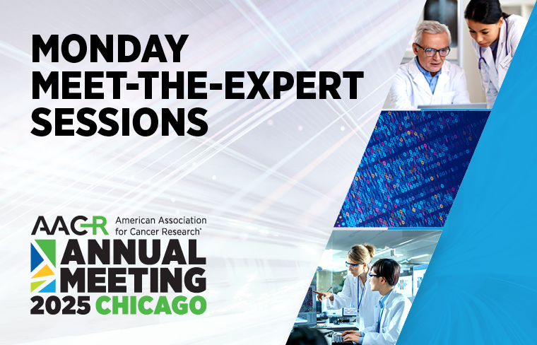 Meet-the-Expert Sessions feature talks from prominent leaders in cancer research