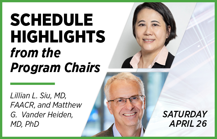 Schedule Highlights from the Program Chairs: Saturday, April 26