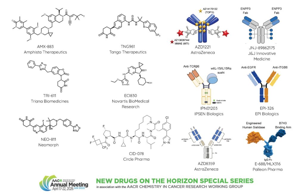 Four novel molecules disclosed at the first New Drugs on the Horizon